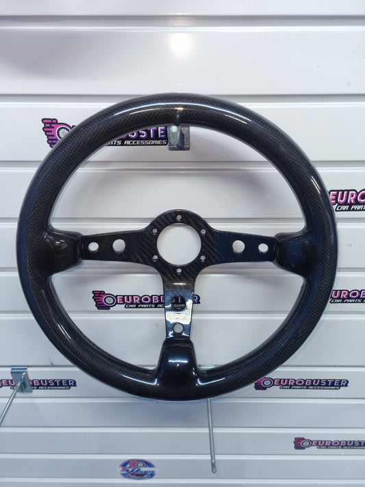 Carbon fibre steering wheel