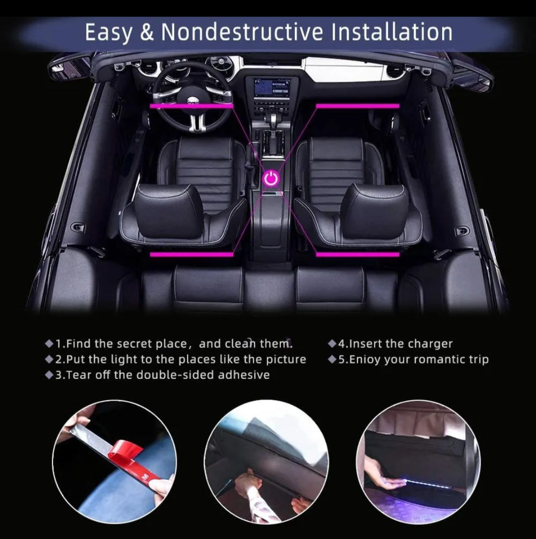 Footwell led lights