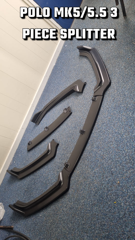 Vw polo mk5 mk5.5 splitter