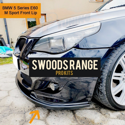 Bmw e60 msport glossy splitter