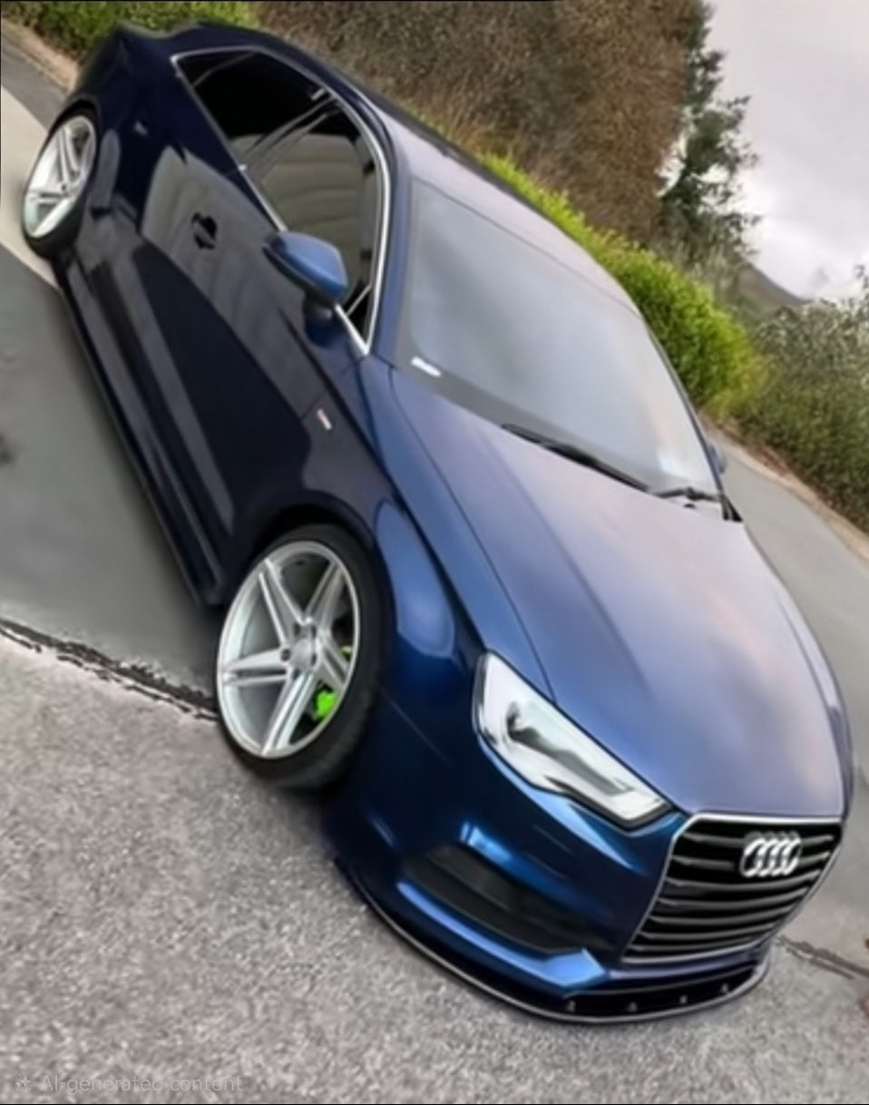 Audi A3 lip splitter