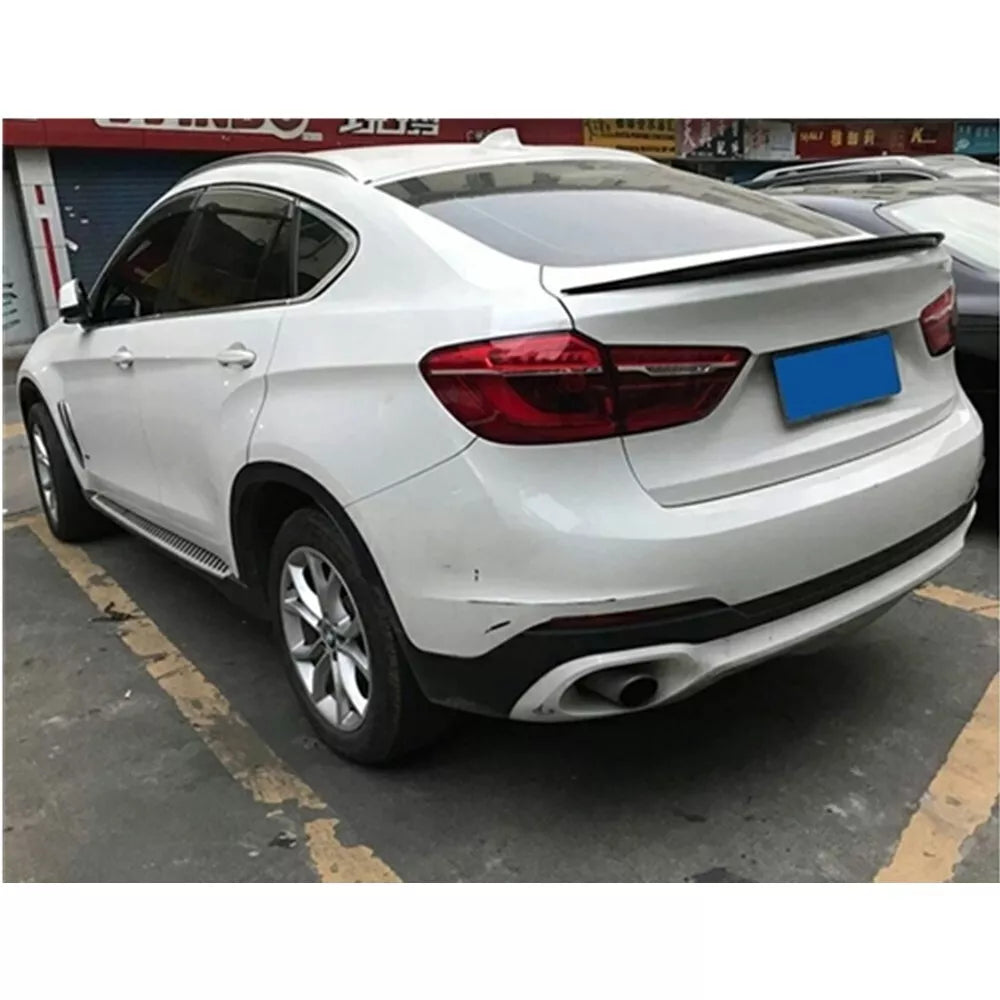 Rear Spoiler BMW X6 F16 2014-2019 Glossy Black ABS Plastic