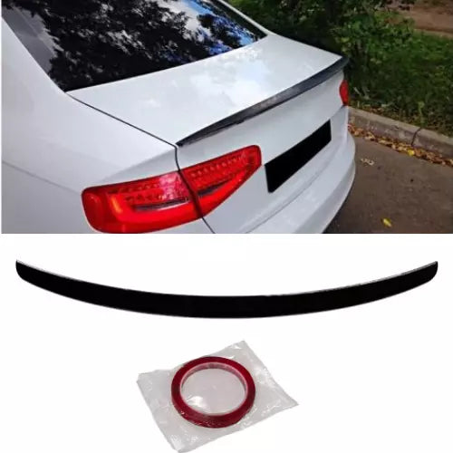 Rear Spoiler Audi A4(B8) S4 Style 2013-2016 Glossy Black ABS Plastic