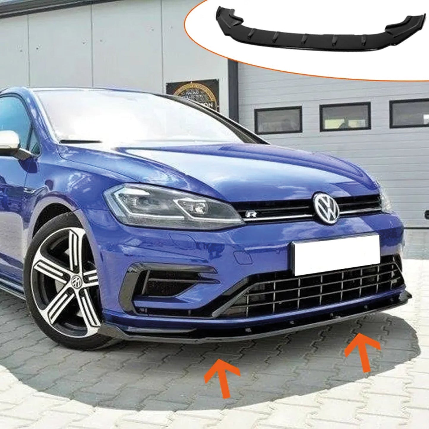 VW Golf R 7.5 FL Glossy splitter
