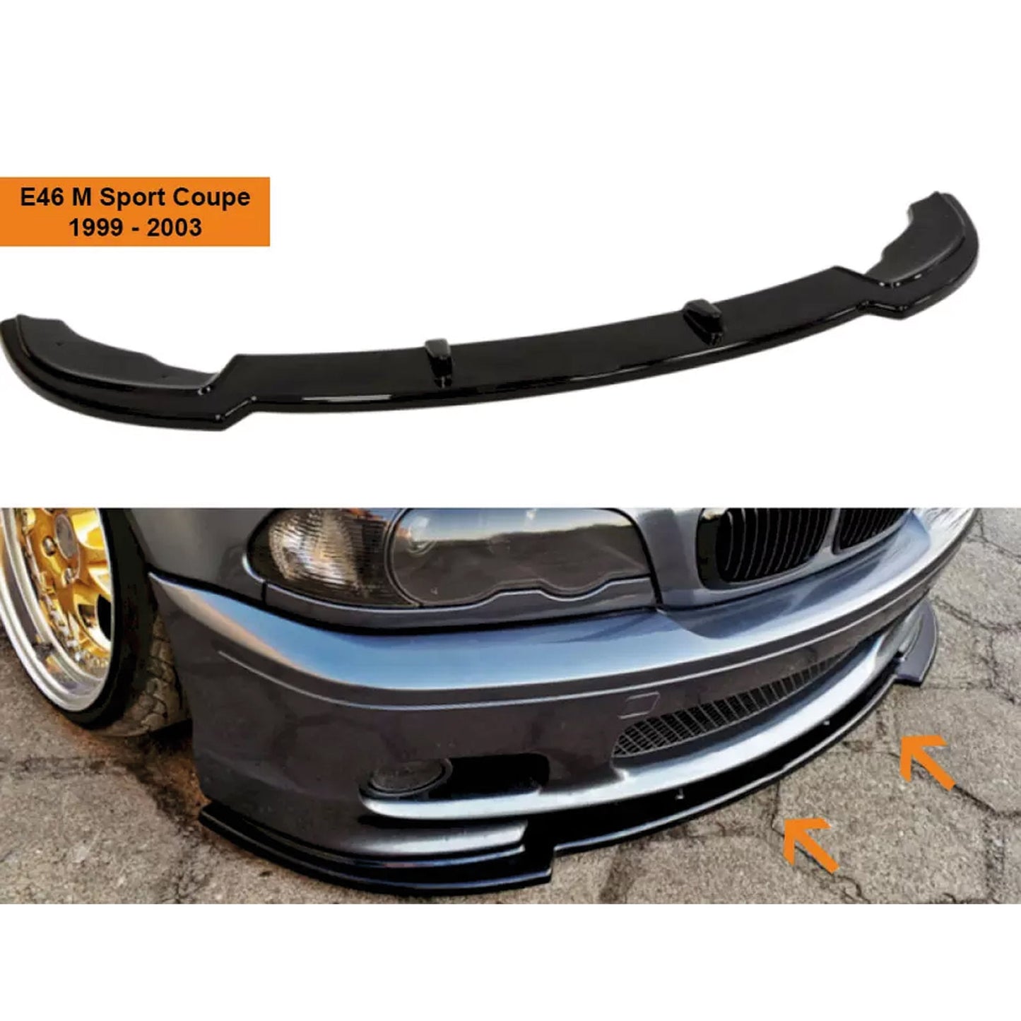 Bmw e46 msport splitter