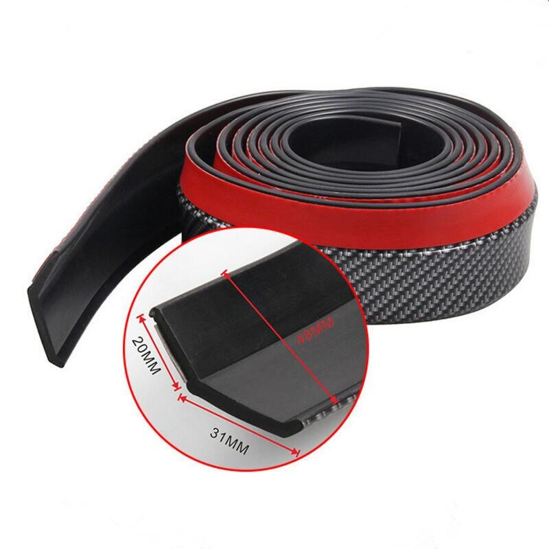 samurai Carbon Fiber Front Lip (rubber)