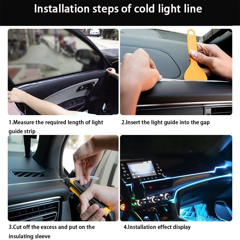 Led dash trim lights