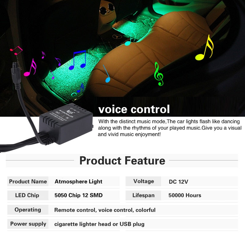 Footwell led lights