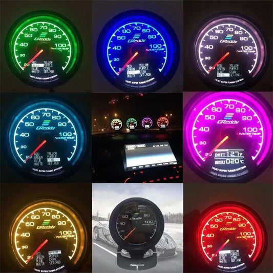 7 Color Car GReddy boost gauges