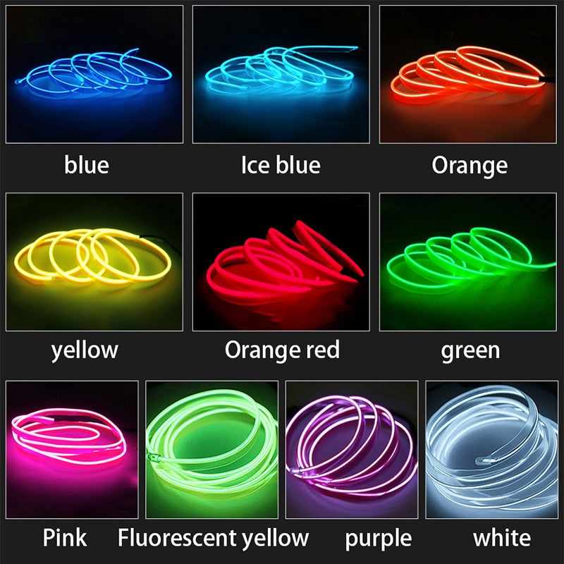 Led dash trim lights