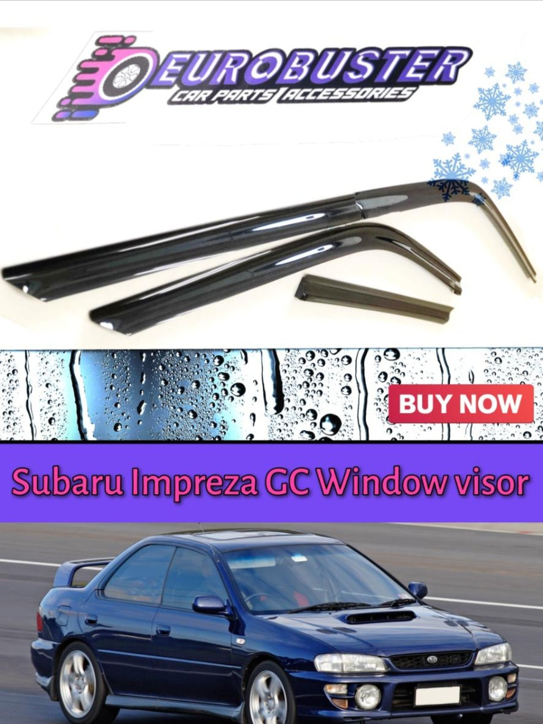 Impreza wind online deflectors