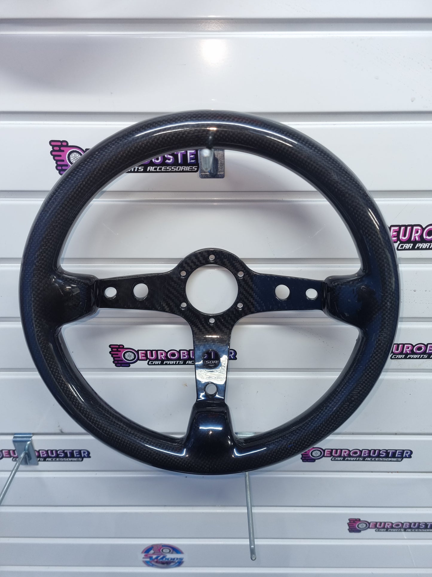 Carbon fibre steering wheel