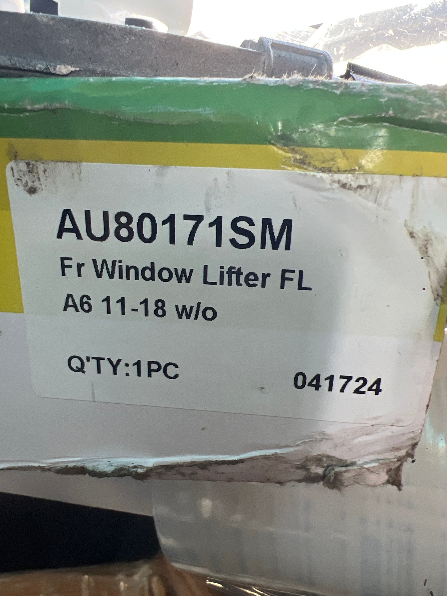 Audi A6 11-18, FL, window regulator