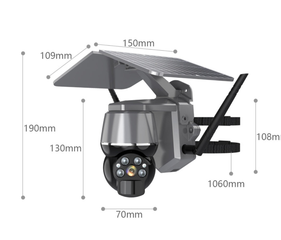 Solar 4g smart camera