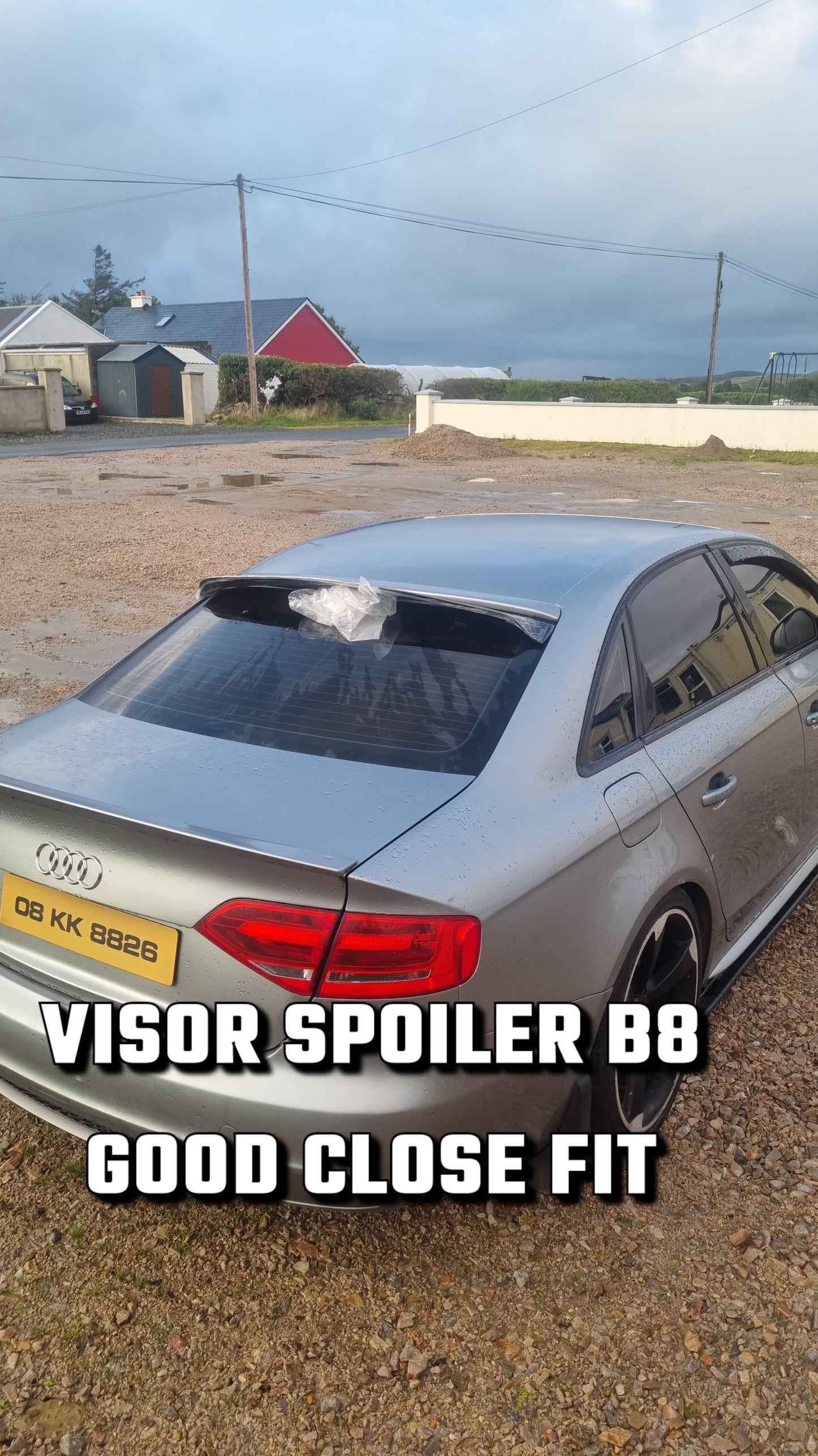 Audi a4 b8 b8.5 visor spoiler