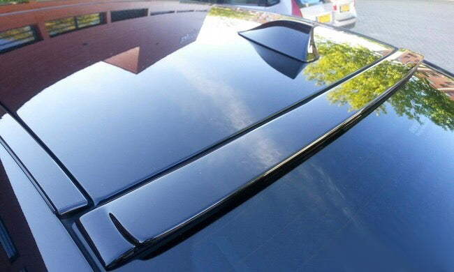 F10 glossy black roof spoiler