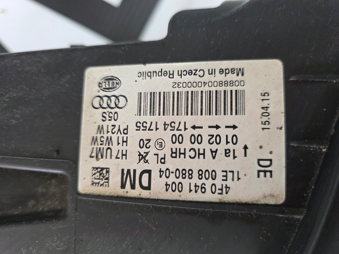 USED 11 AUDI A6 DS HEADLIGHT