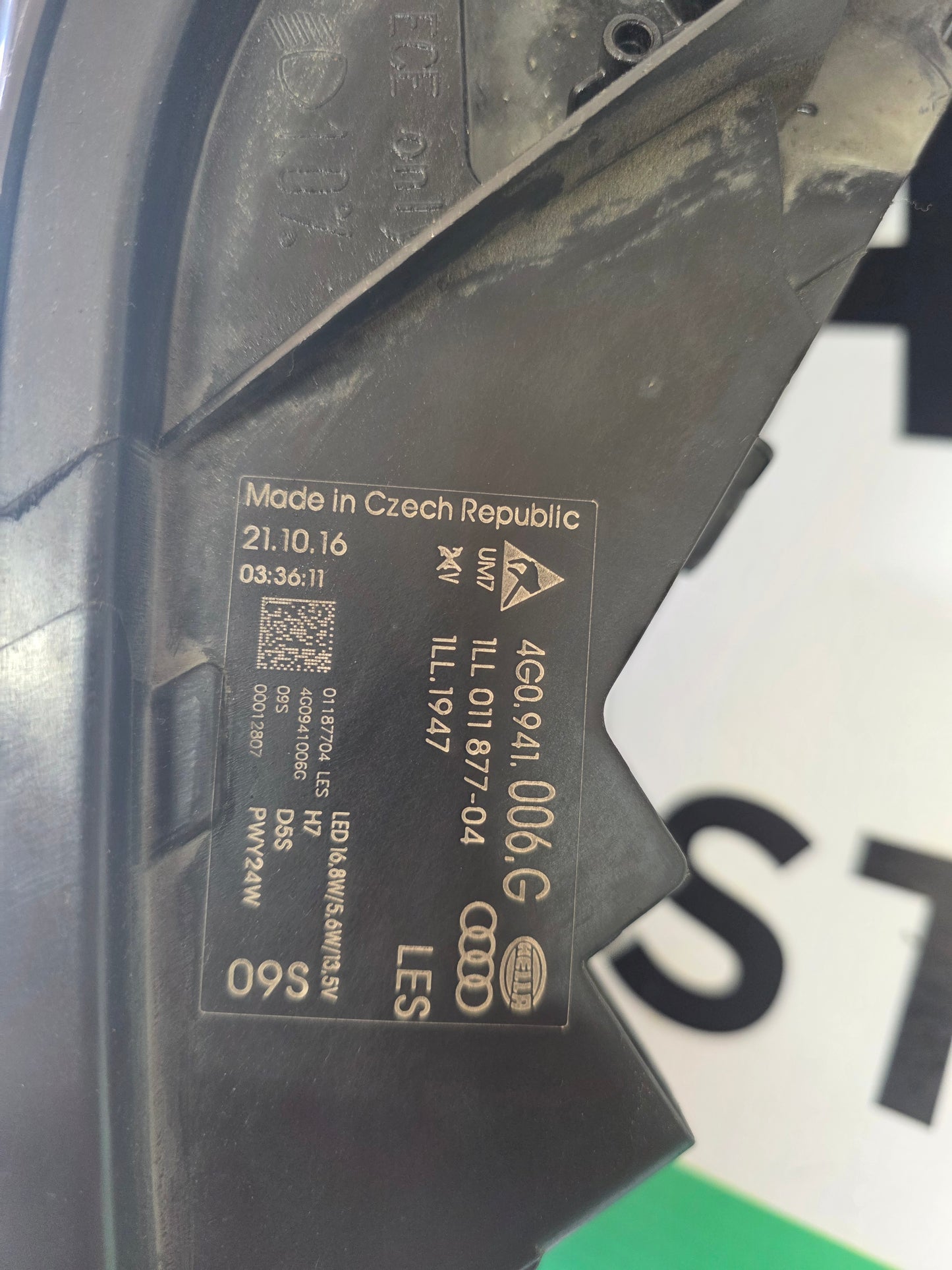 Used 17 audi A6 c7.5 ultra ds headlight