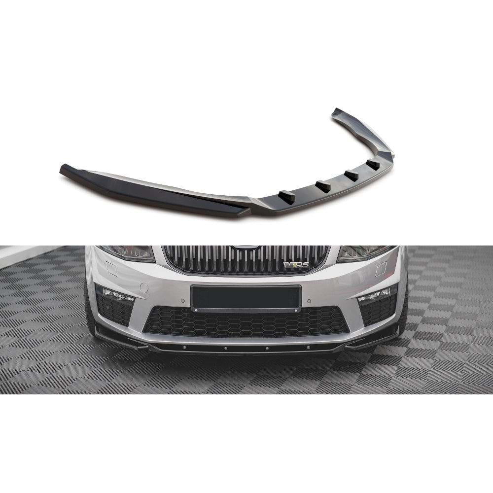 Octavia MK3 RS Max V4 Front Lip