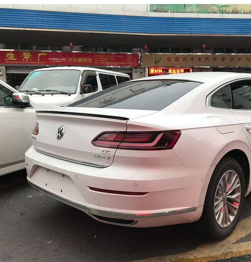 Rear spoiler CC 2019 glossy black ABS plastic