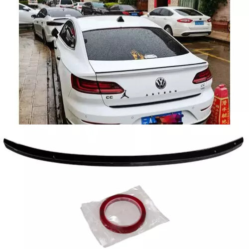 Rear spoiler CC 2019 glossy black ABS plastic