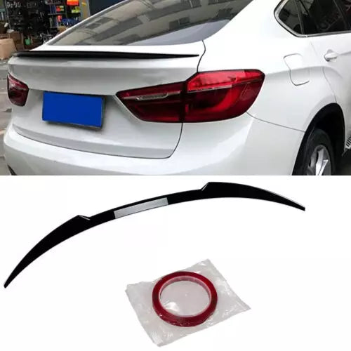 Rear Spoiler BMW X6 F16 2014-2019 Glossy Black ABS Plastic