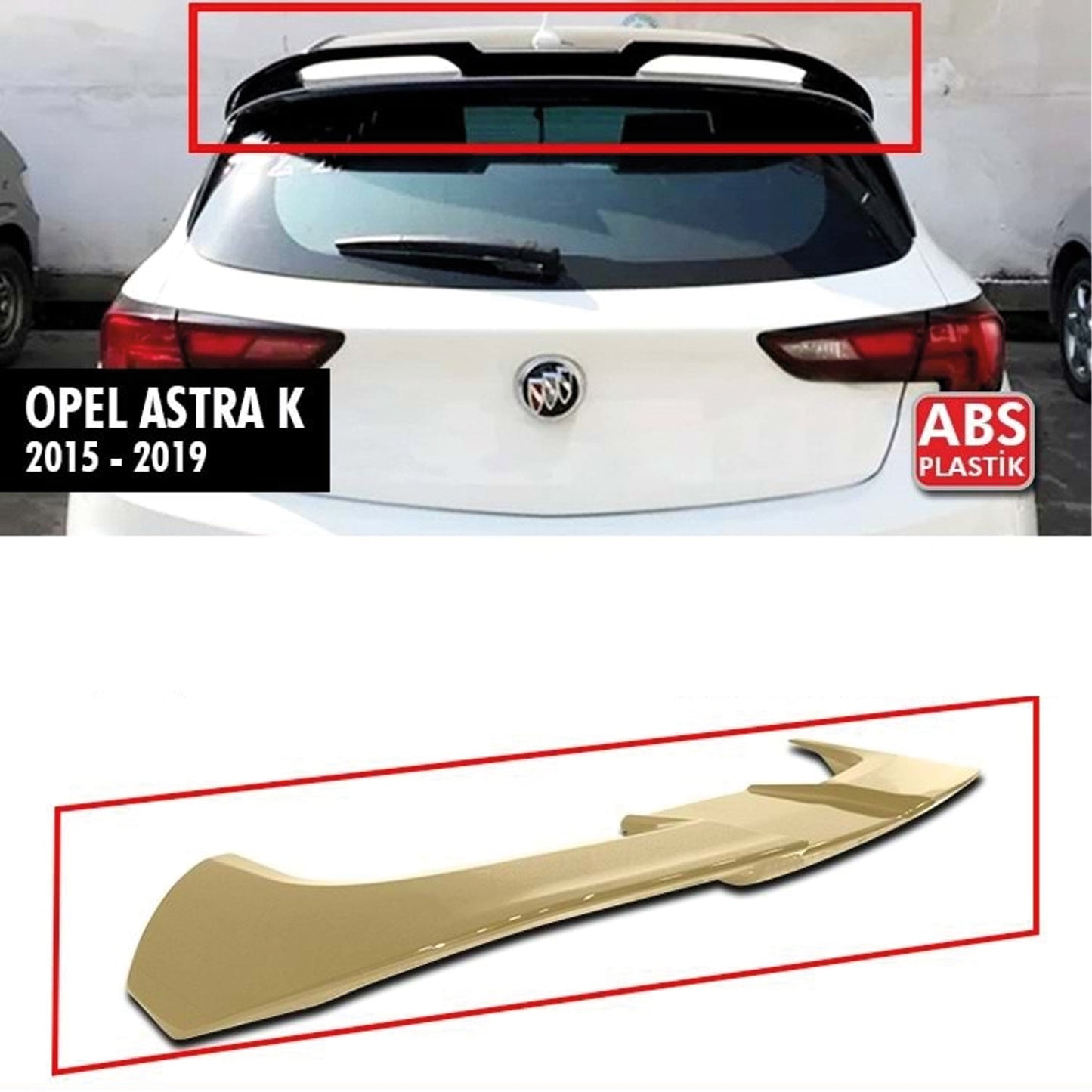 Astra k roof spoiler 2015-