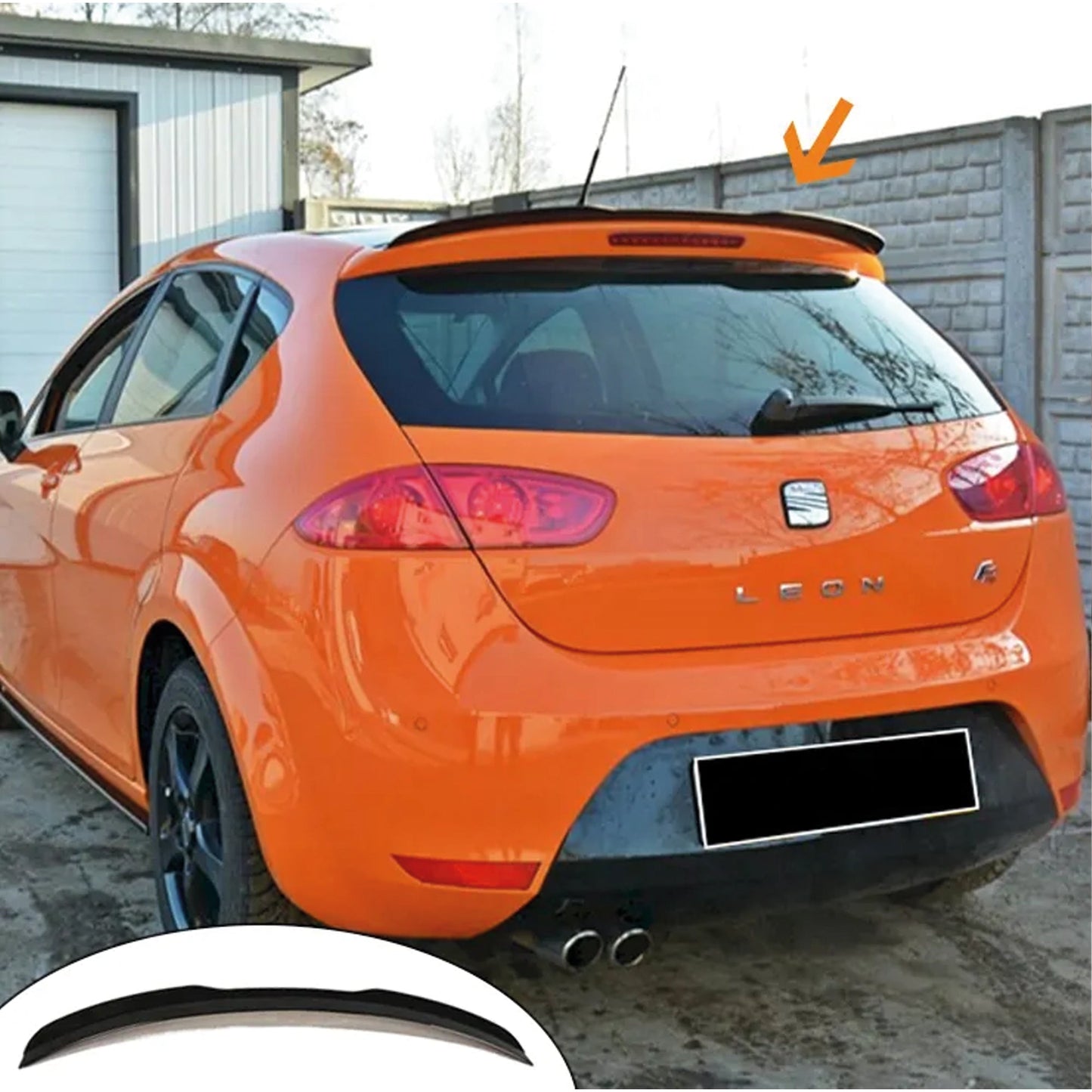 Seat leon roof spoiler