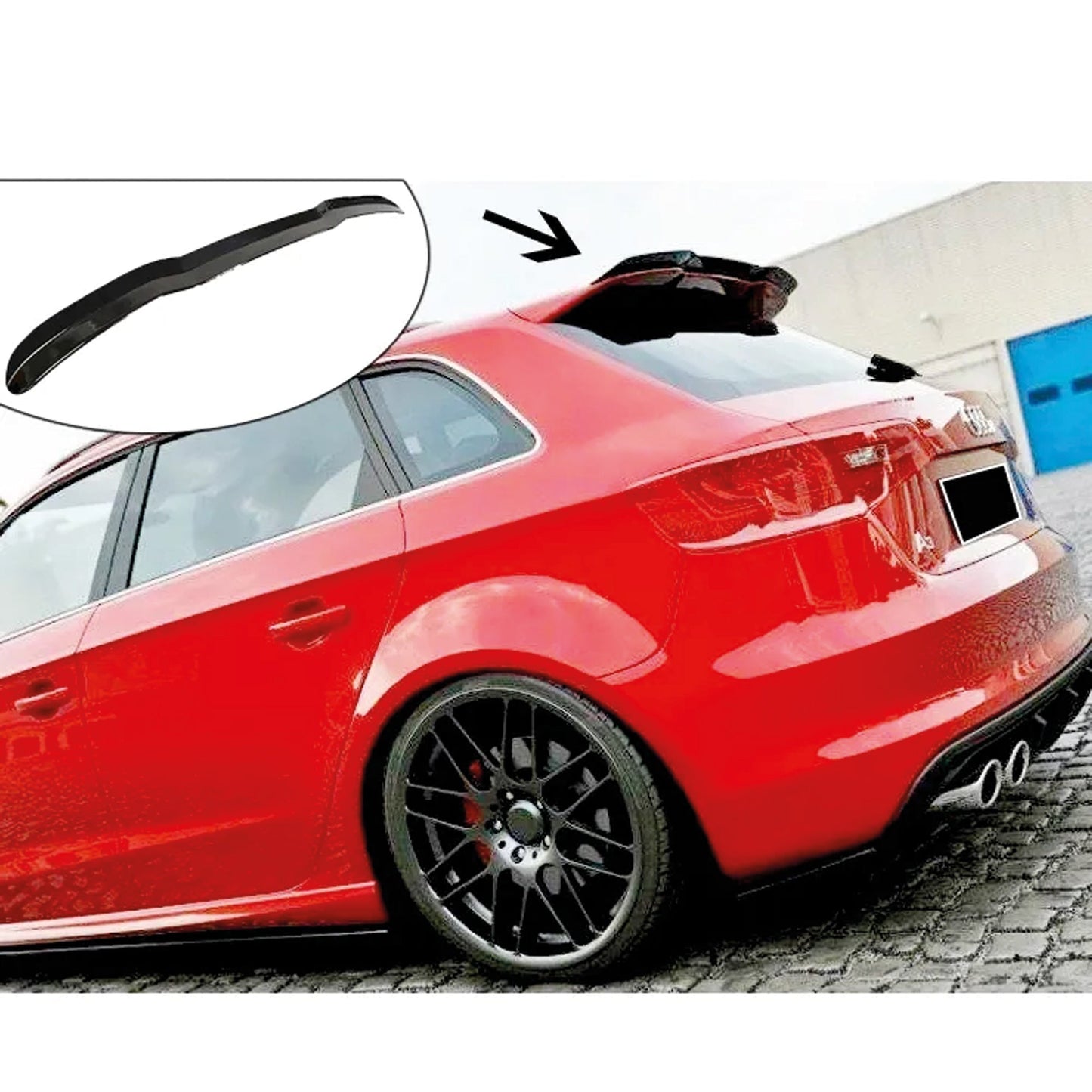 Audi A3 spoiler 2012-