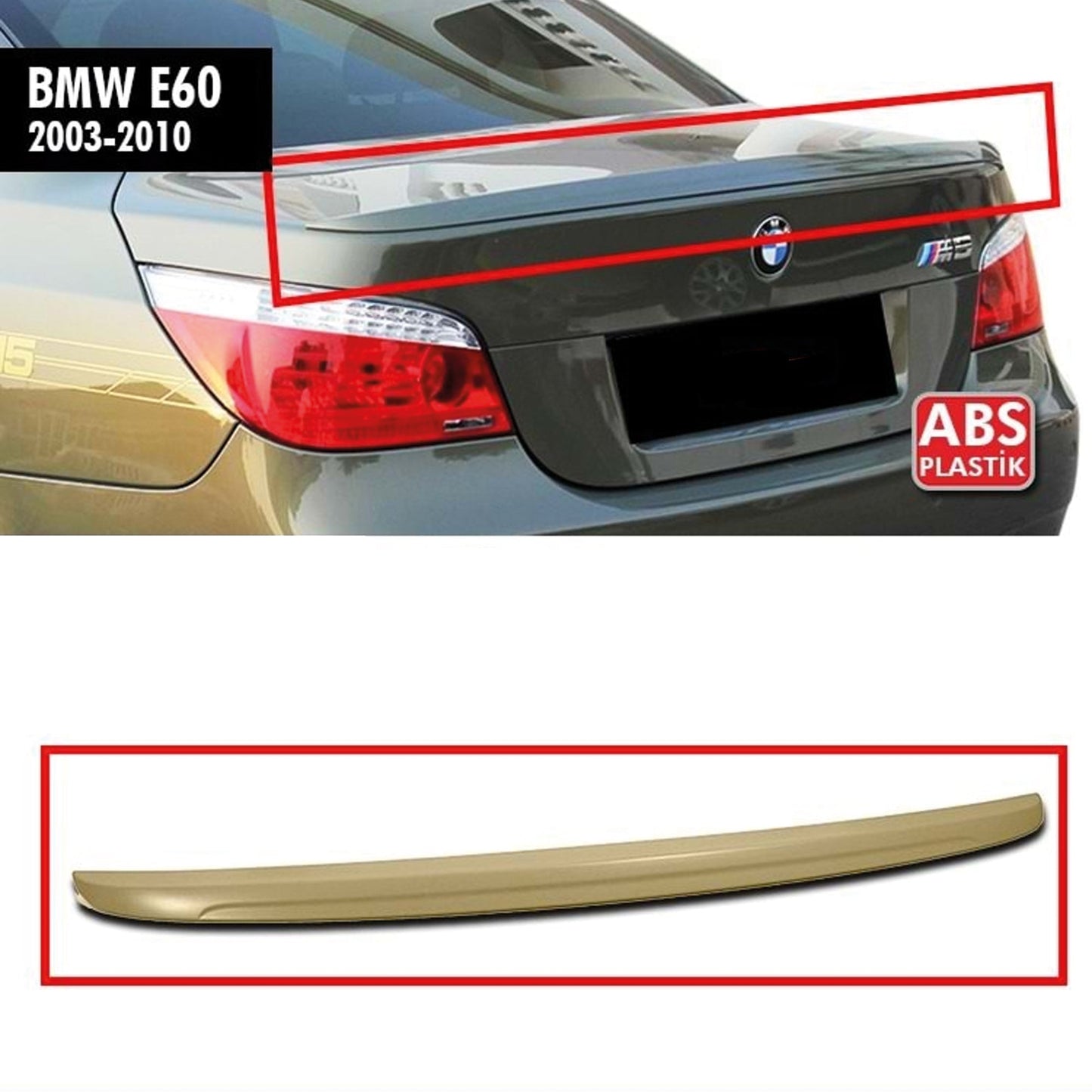 Bmw e60 boot spoiler