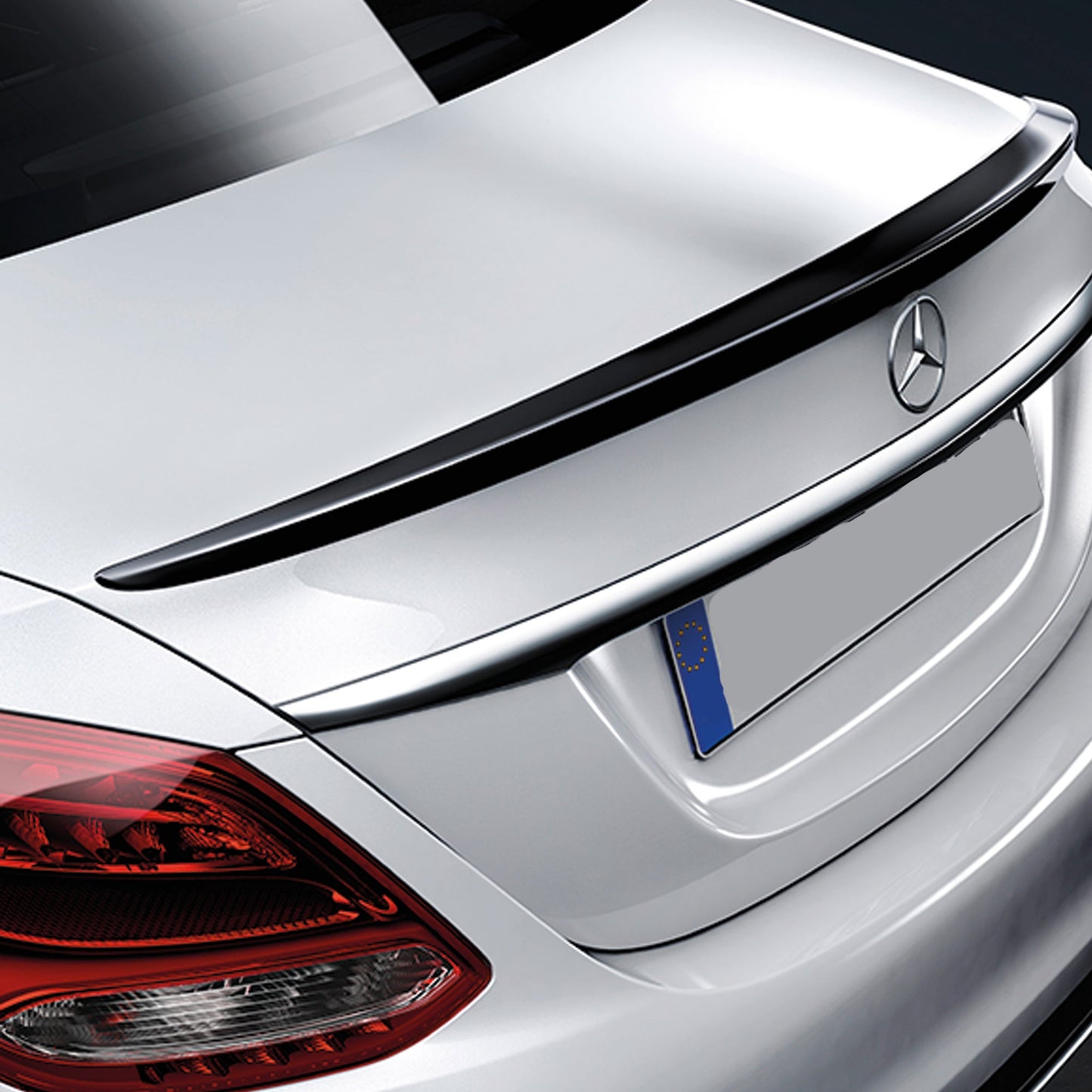 Mercedes benz c class bootspoiler