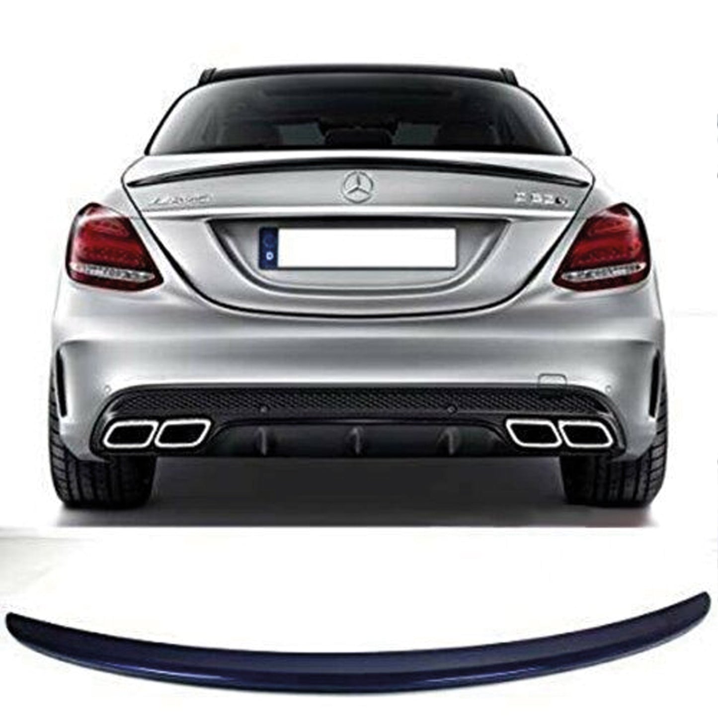 Mercedes benz c class bootspoiler