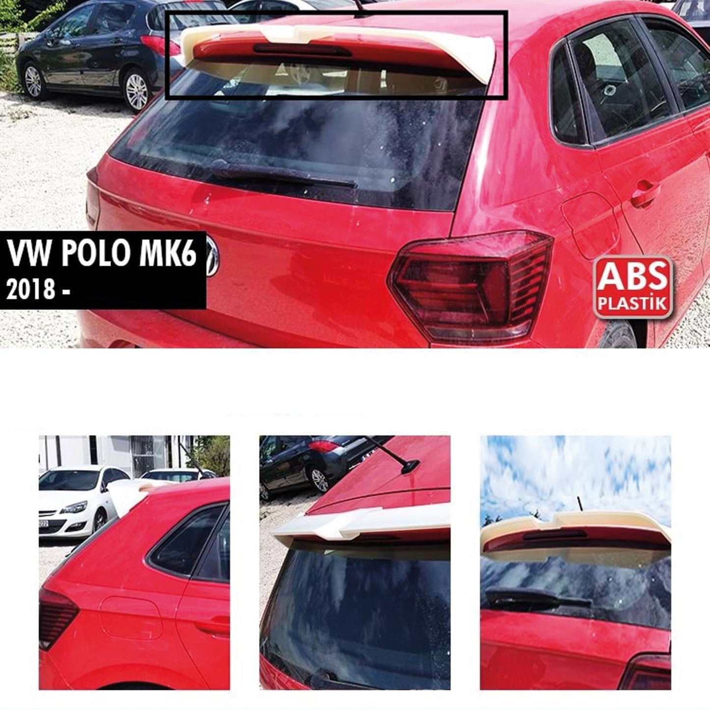 Volkswagen polo mk6 roofspoiler