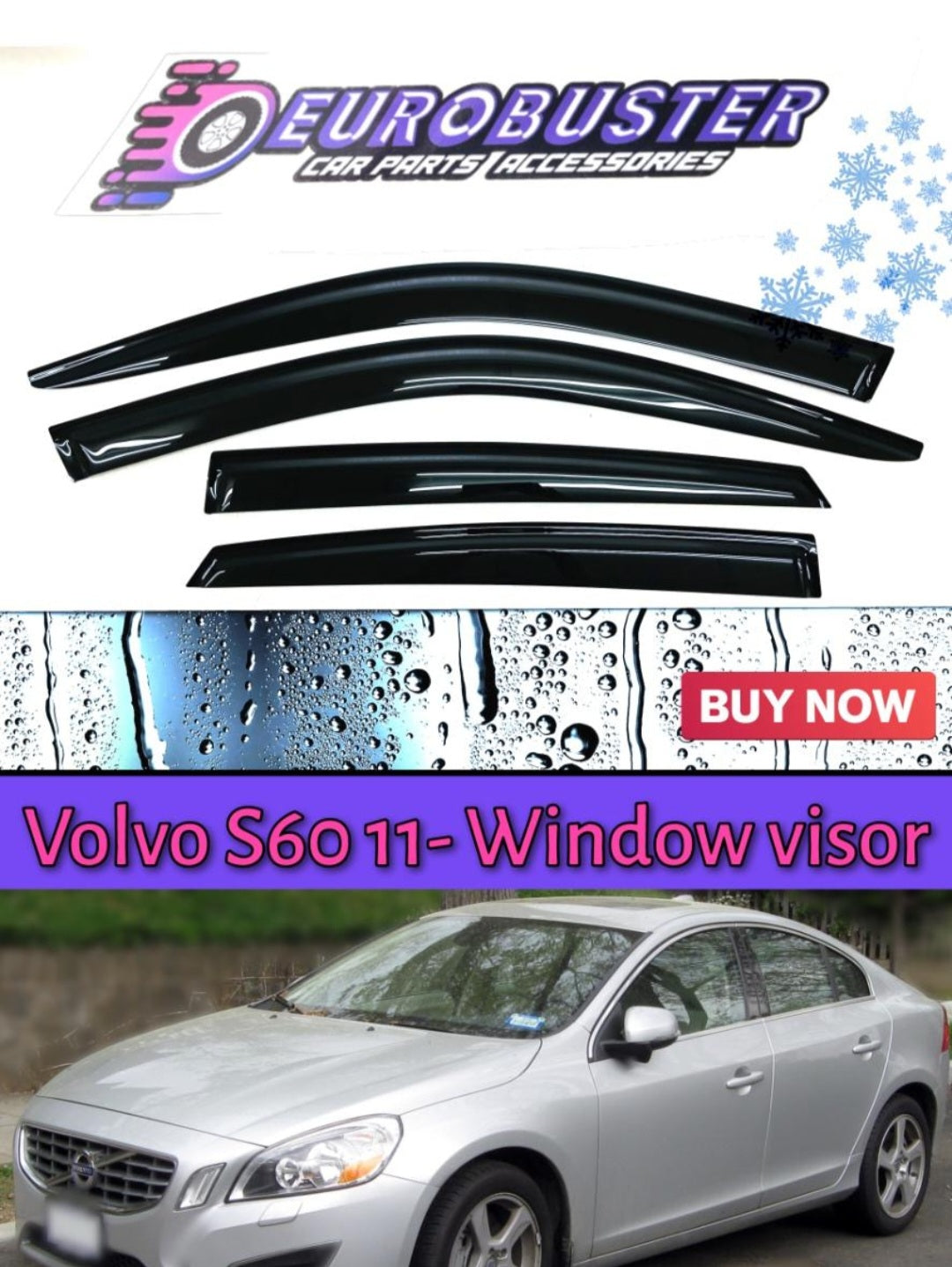 Volvo s60 window visors