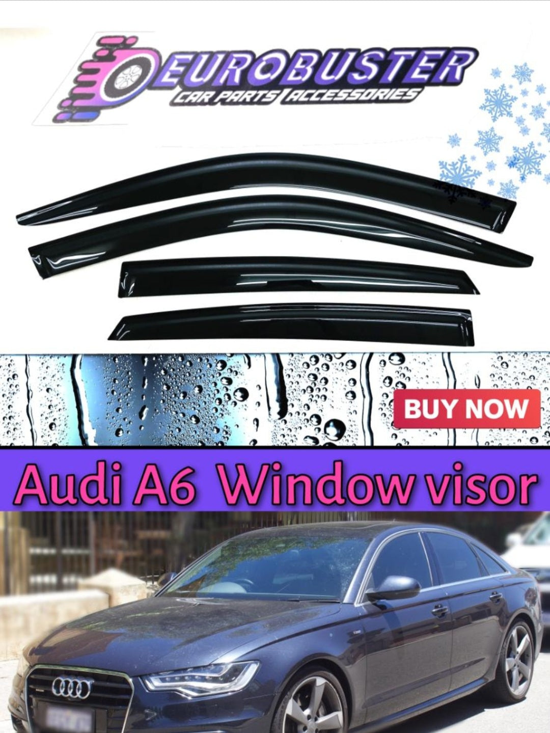 Audi A6 window visors