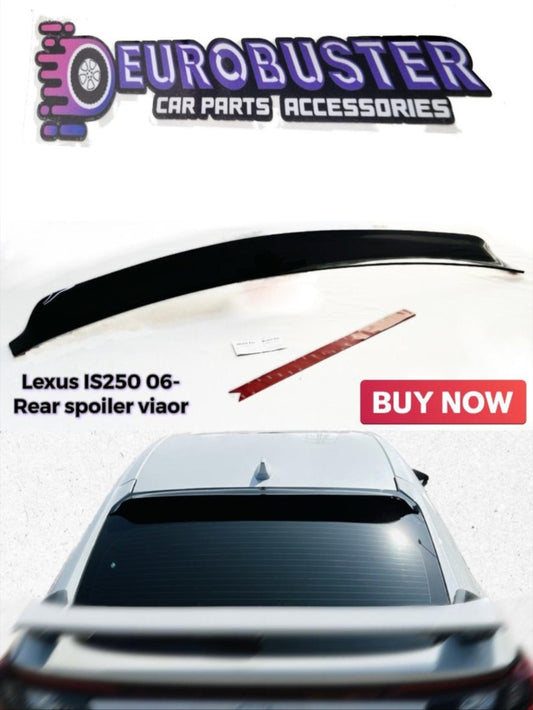 Is250 tinted window visor spoiler